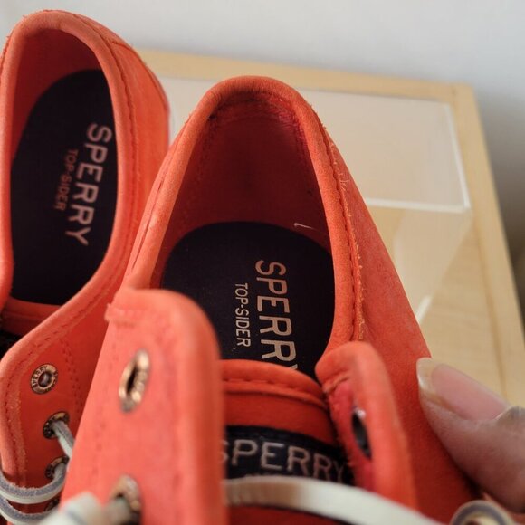 Sperry Topsider Seacoast Women’s Burnt Orange Shoe (Size: 6.5 Medium) - Picture 10 of 13